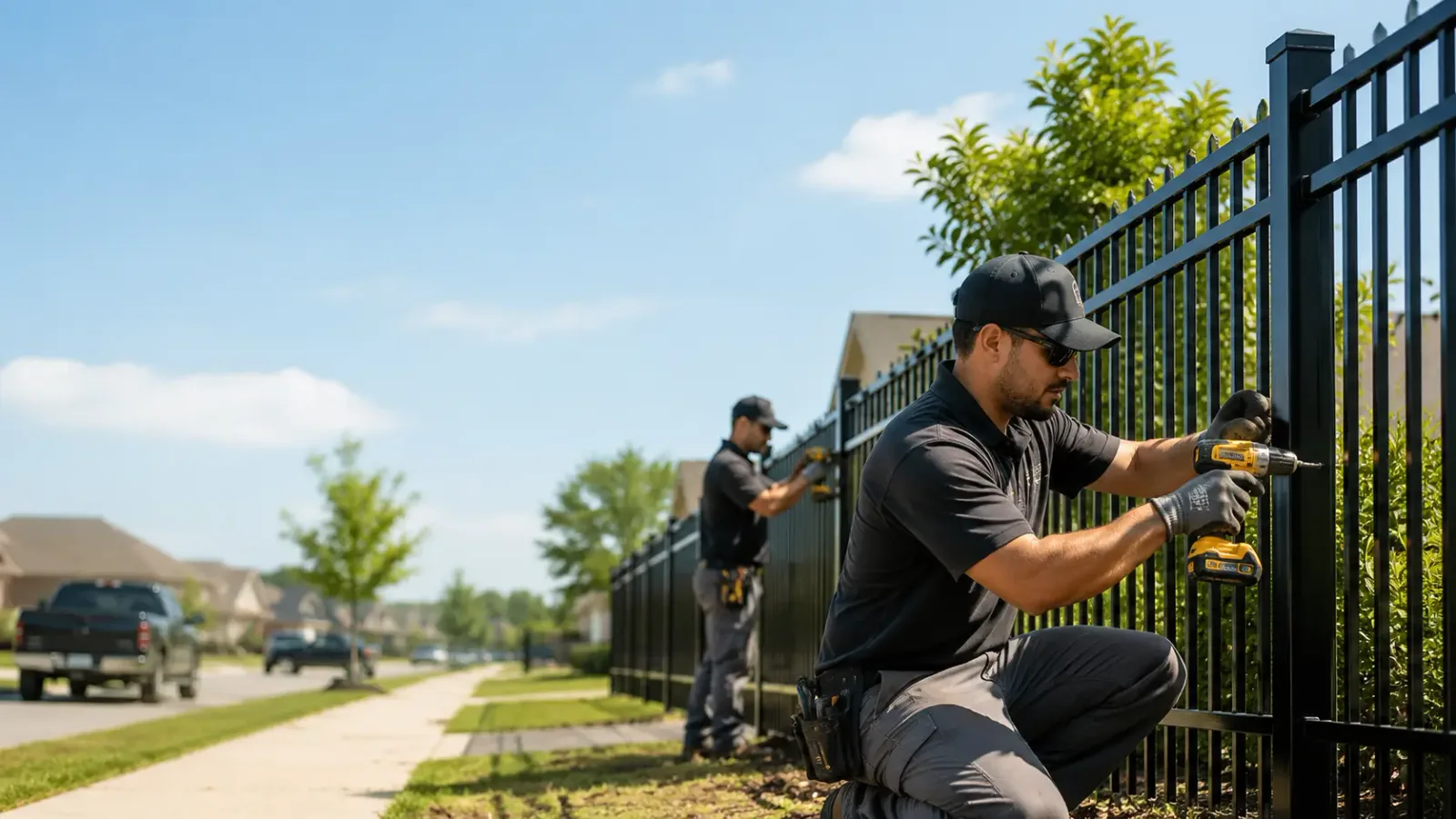 Metal Fence Installation in Central, IN